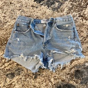 AGOLDE Parker denim short